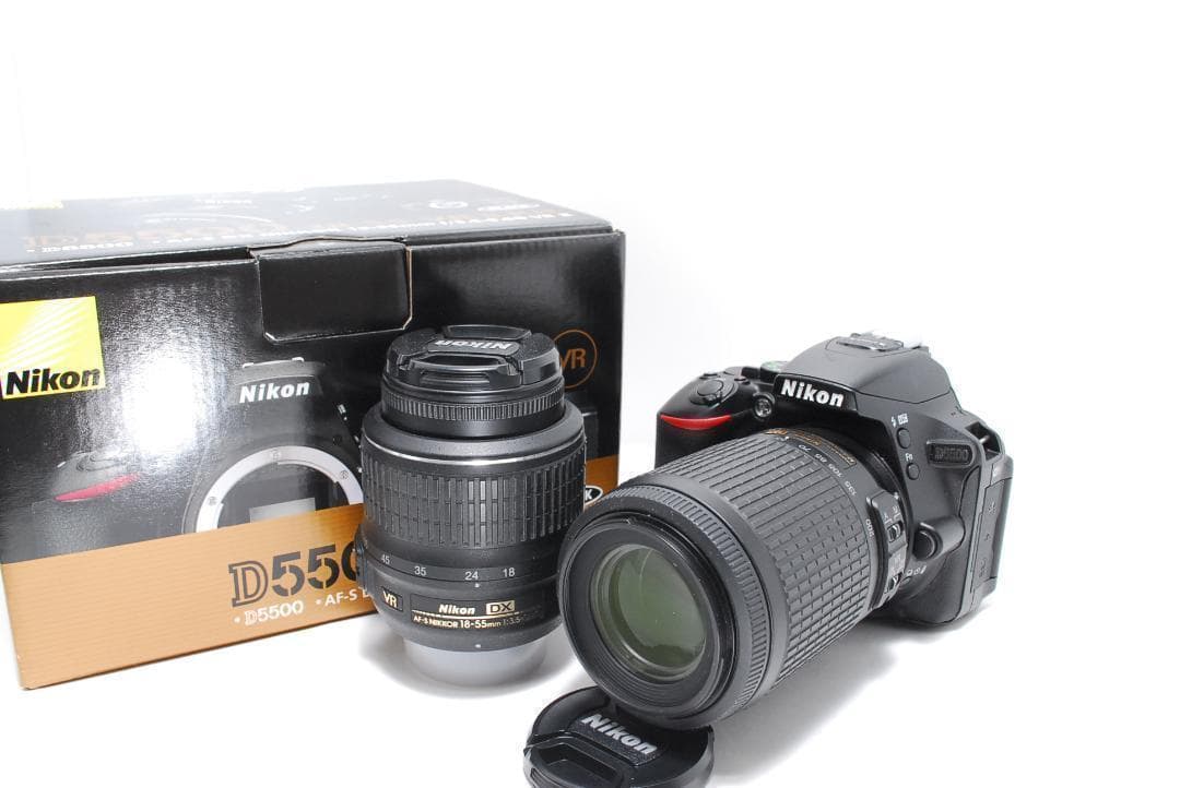 ❣Wi-Fi対応！Nikon D5500❣ダブルレンズ美品セットで快適転送❣