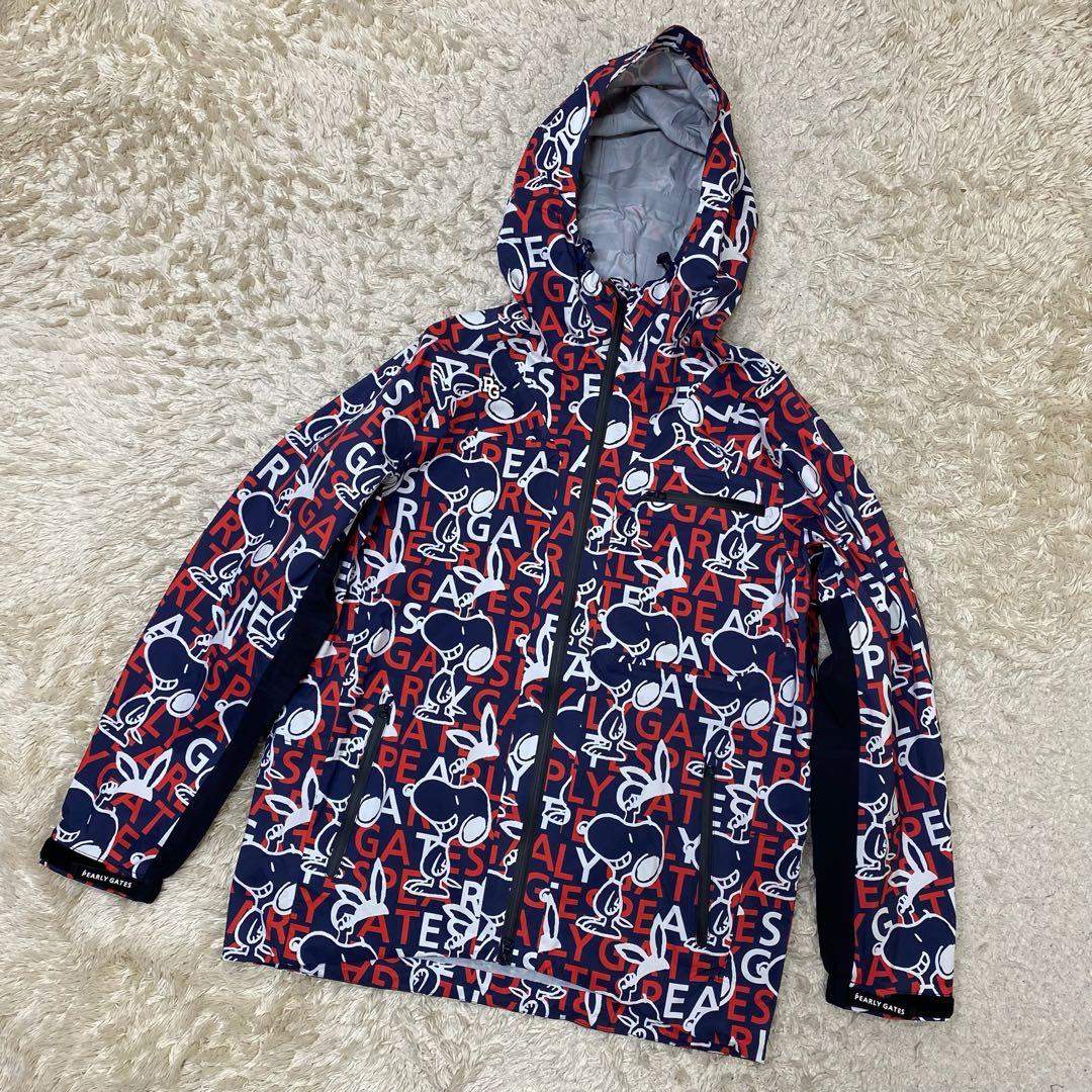 パーリーゲイツ　スヌーピー　ナイロンジャケット　ゴルフウェア　総柄　5