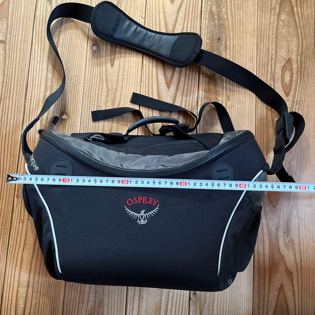 【美品】OSPREY torqueメッセンジャーバッグ ブラック オスプレー