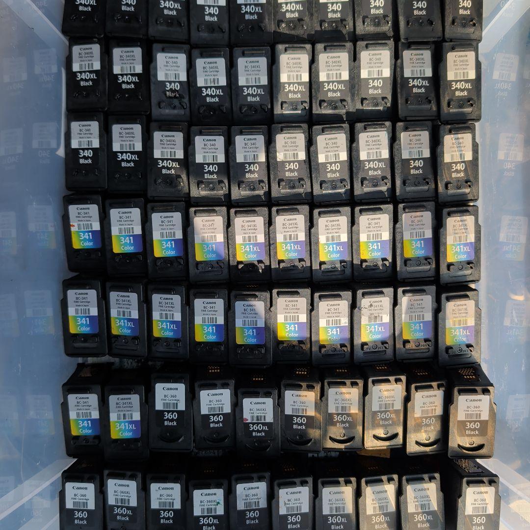 キャノン　状態良好　使用済みインクカートリッジ　純正品200個