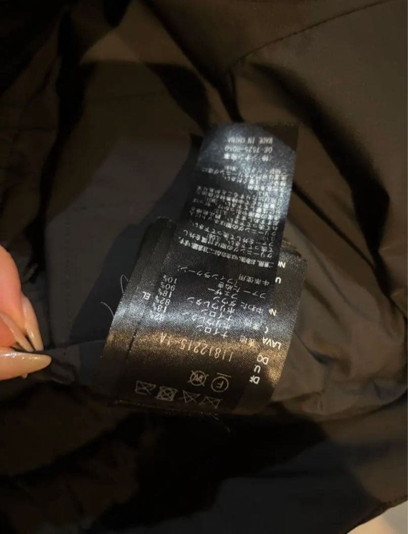 Manage マッカージュ ダウンジャケット ブラック xs