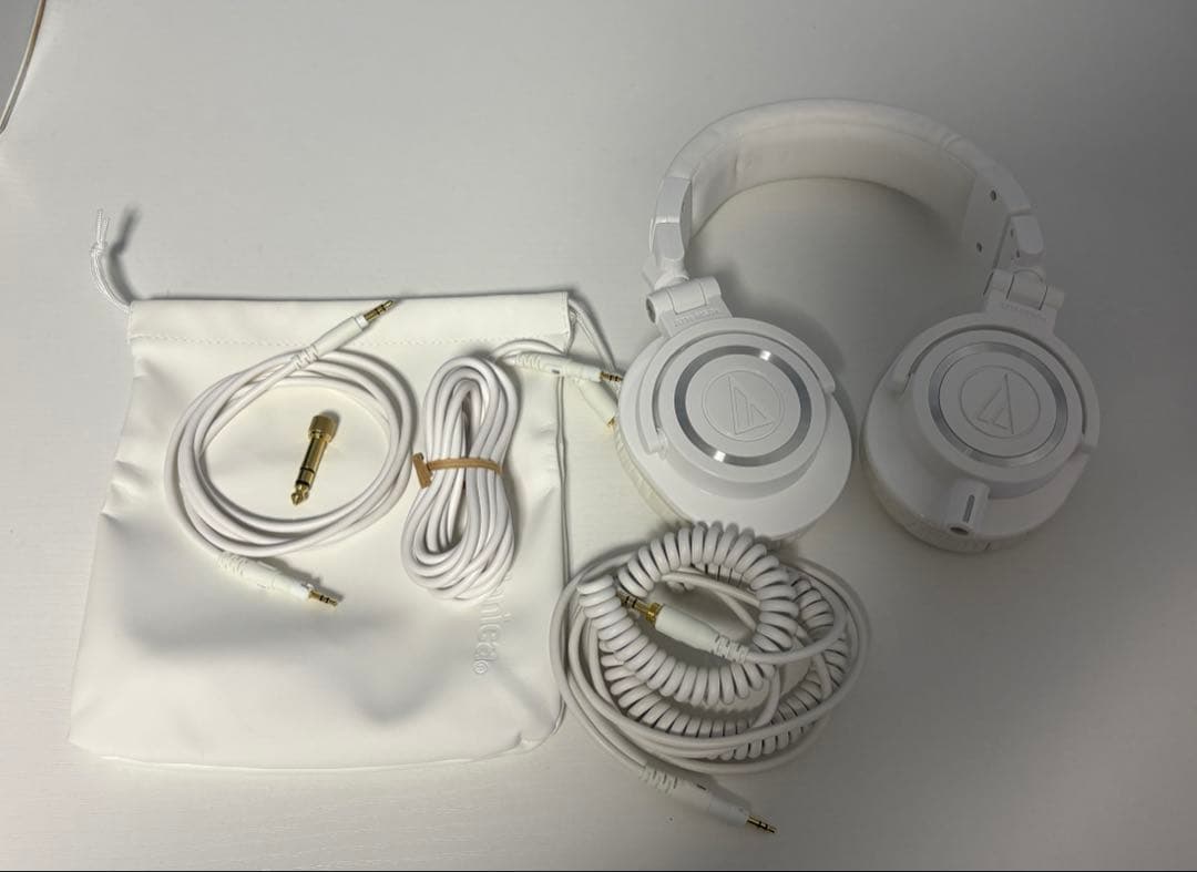 【中古】ATH-M50xWH audio-technica