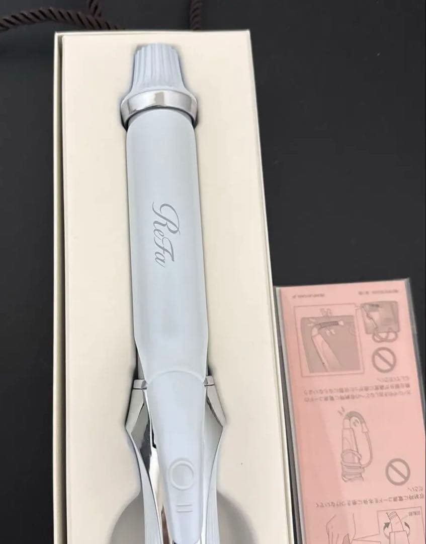美品　箱付　ReFa カールヘアアイロン ホワイト