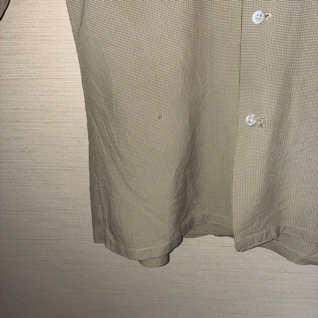 古*物様 pilgrim シャツ　50's レーヨン　arrow タウンクラフト