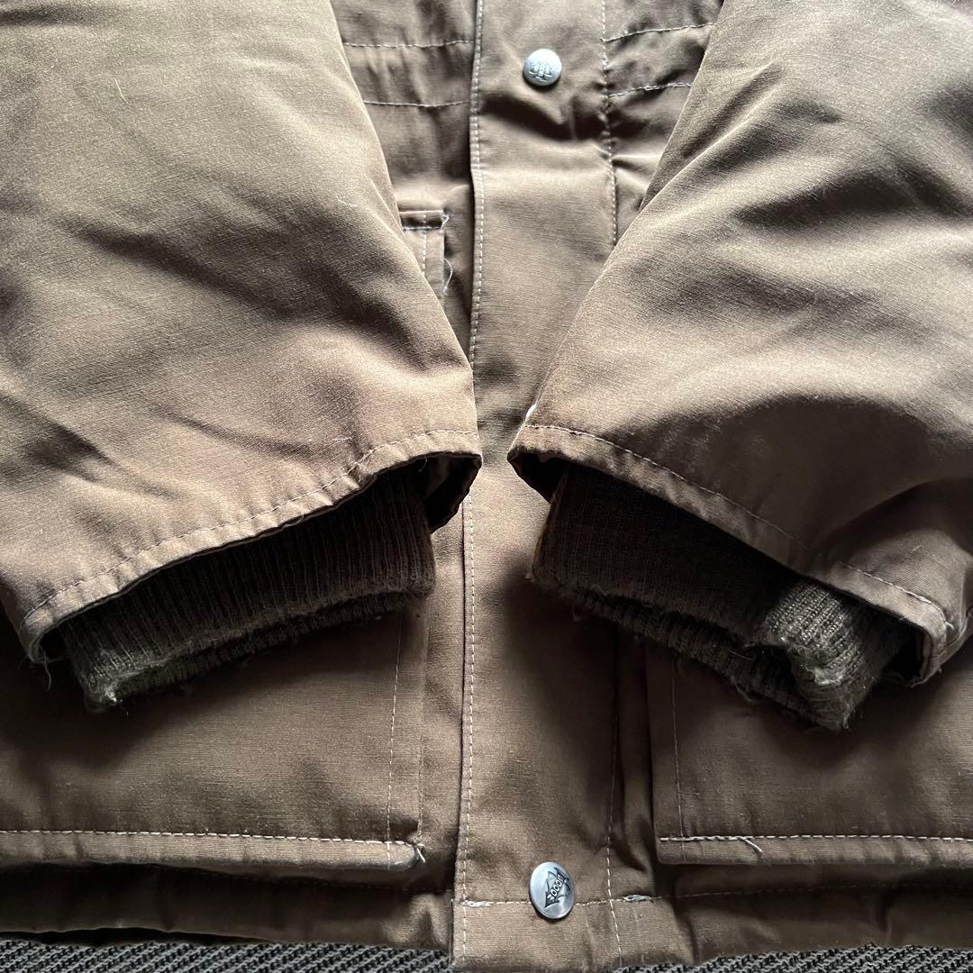 希少80's WOODS ARCTIC DOWN JACKET リアルファー　M
