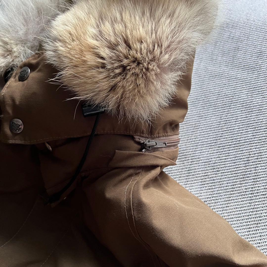 希少80's WOODS ARCTIC DOWN JACKET リアルファー　M