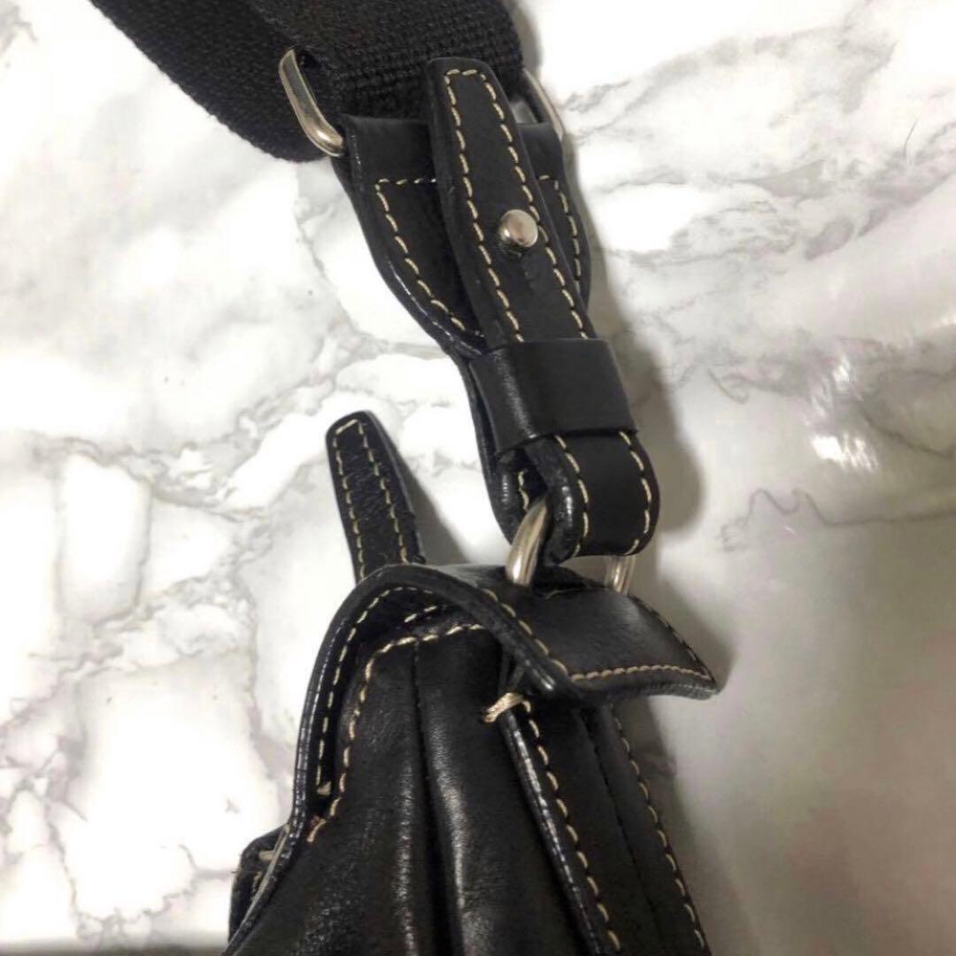 バッグ 00s y2k one shoulder bag black