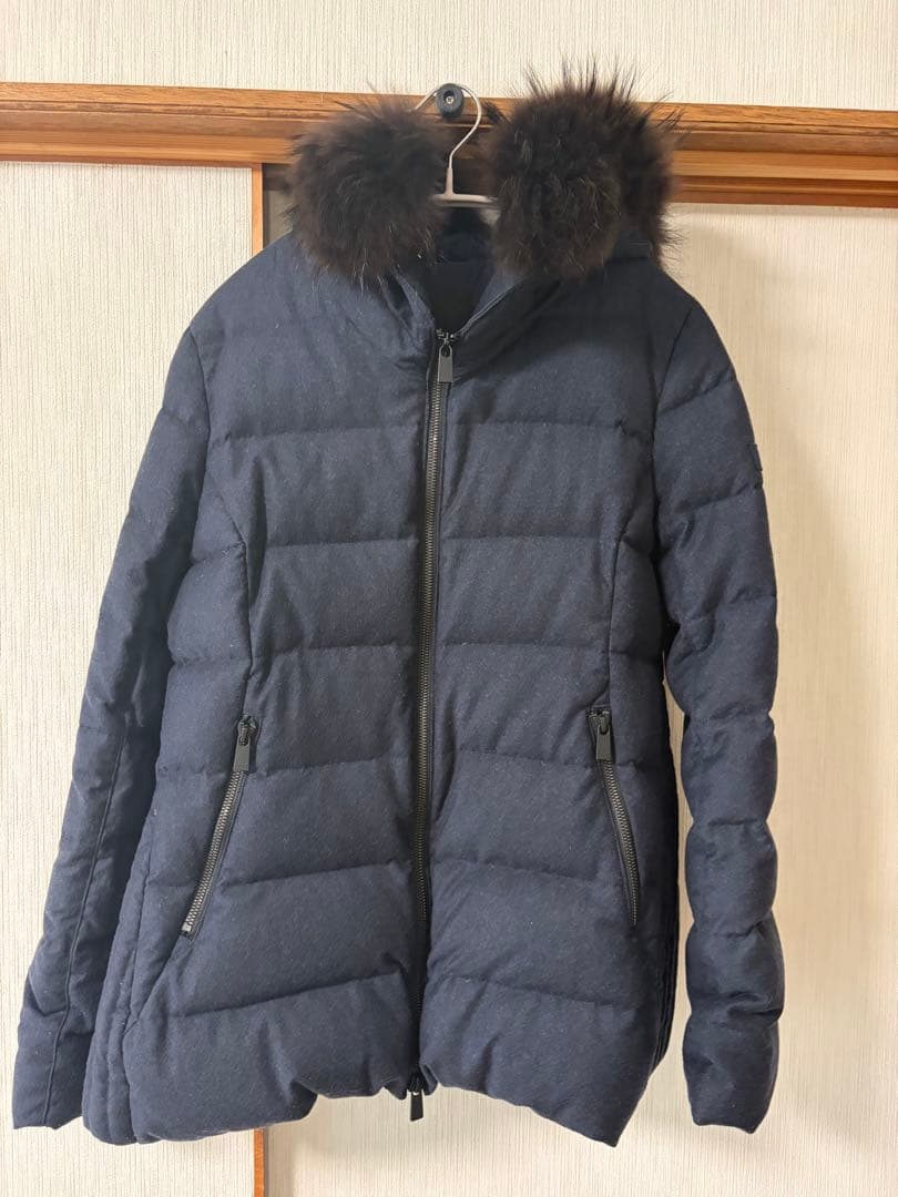 TATRAS ウールダウンジャケット　ネイビー　Lサイズ　(3)