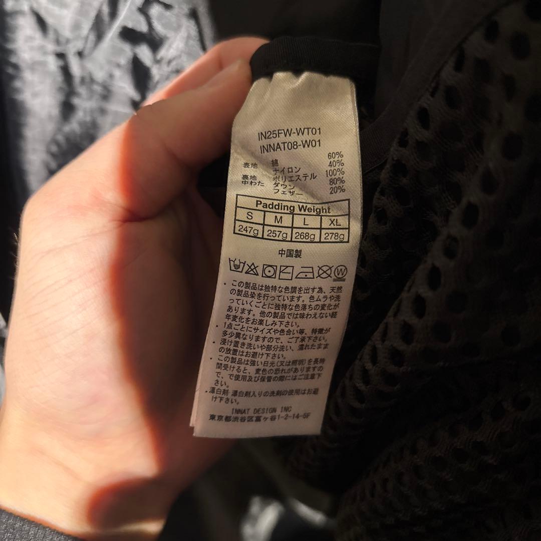 INNAT WILDTHINGS コラボダウン　グレー