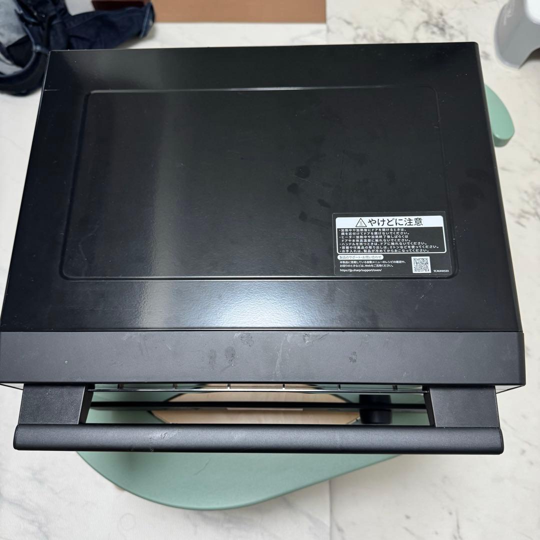 【ほぼ新品】SHARP オーブンレンジ RE-WF185 ブラック