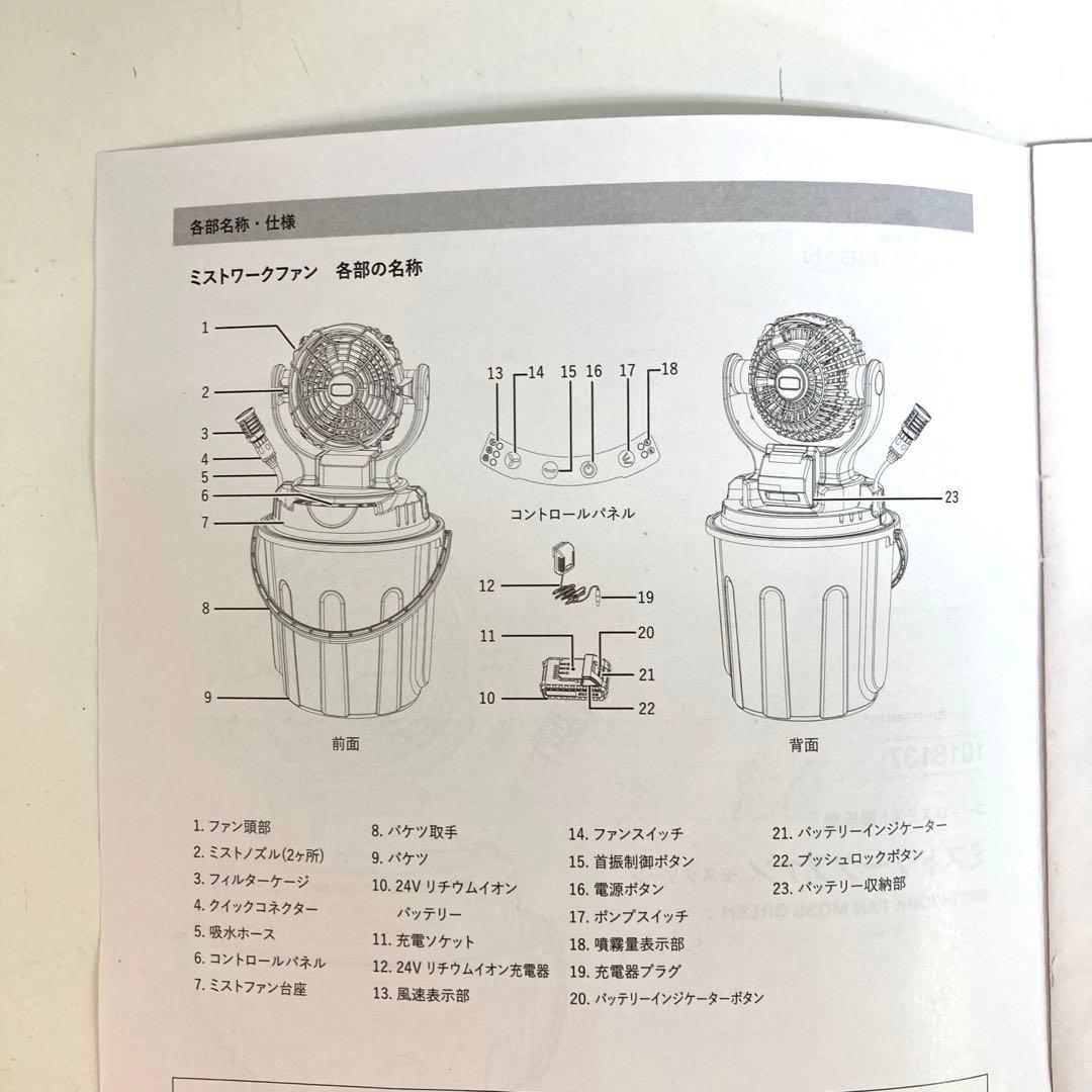 f424-42 SENDAIMEIBAN ミストワークファン モスグリーン