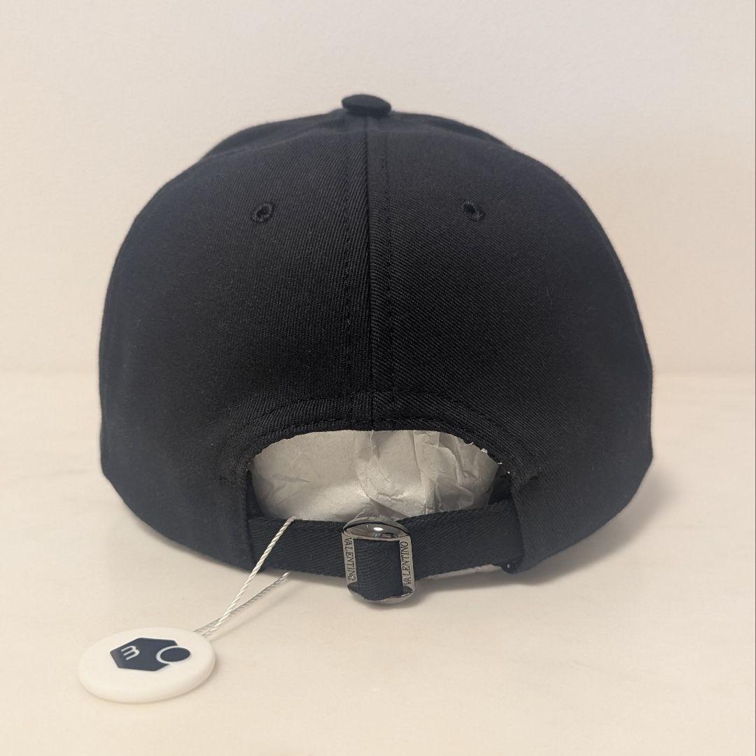 【鑑定済】VALENTINO GARAVANI Vロゴキャップ 57