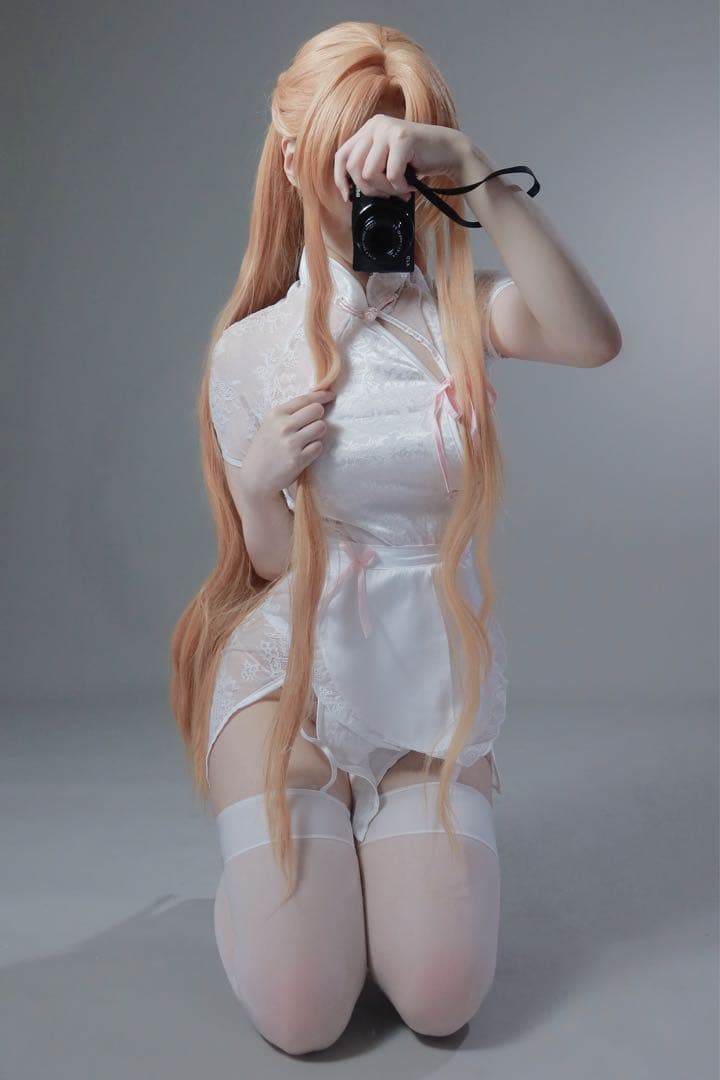 三分妄想アスナ コスプレ衣装 2着セット エルフ囚人服