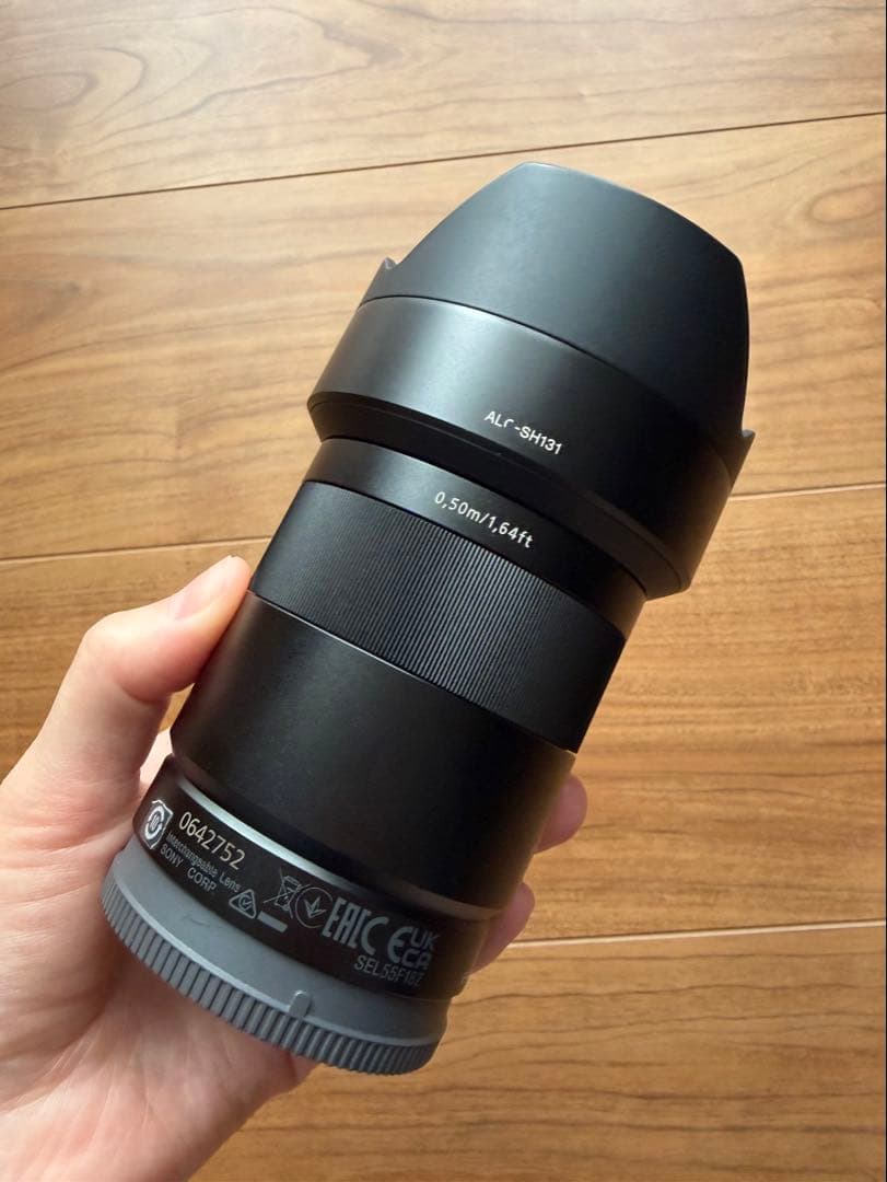 ソニーSONY SEL55F18Z FE55mmf1.8ZA