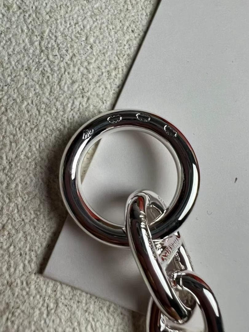 エルメスHERMES シェーヌダンクル ブレスレットTGM 12コマ