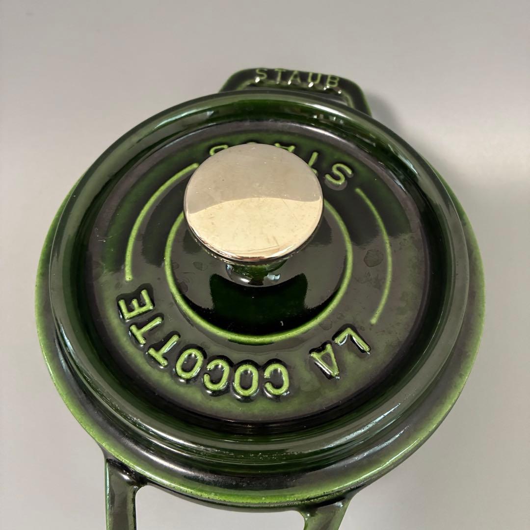 ストウブSTAUB ピコココットオリーブ14cm レア