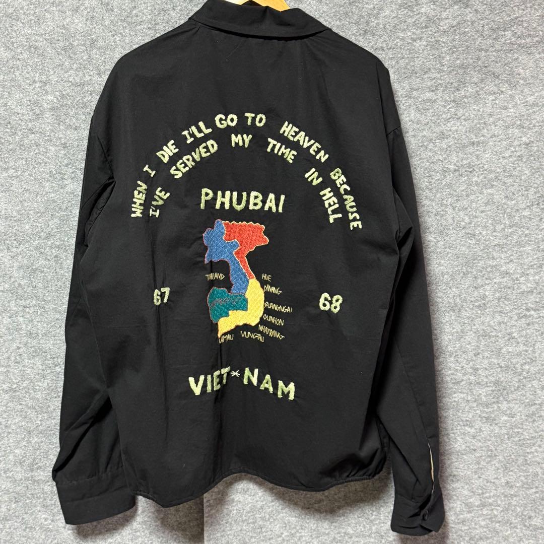 美品　ベトジャン　刺繍ヘタウマ スーベニアジャケットVietnam jumper