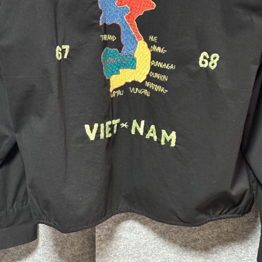 美品　ベトジャン　刺繍ヘタウマ スーベニアジャケットVietnam jumper