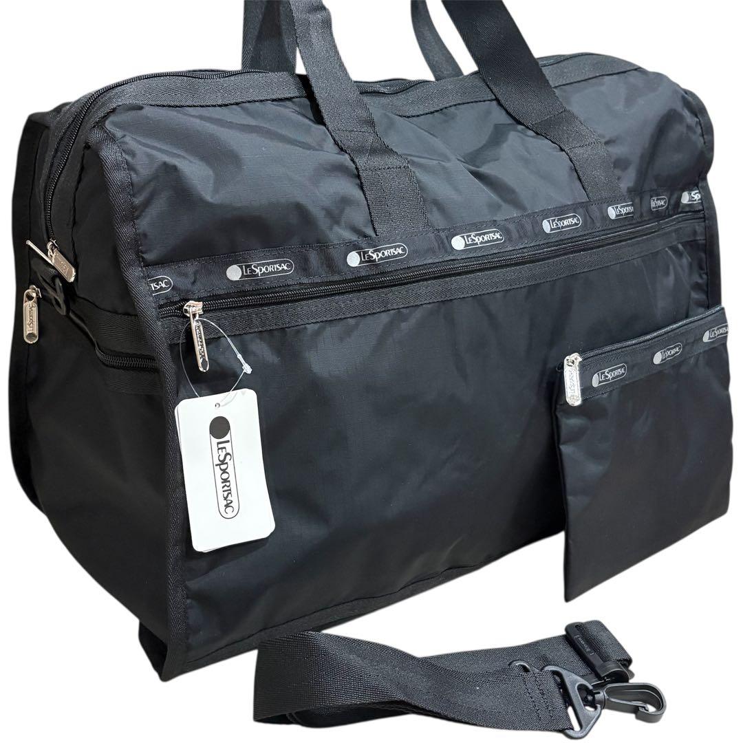 レスポートサック　ブラック　ボストンバッグ