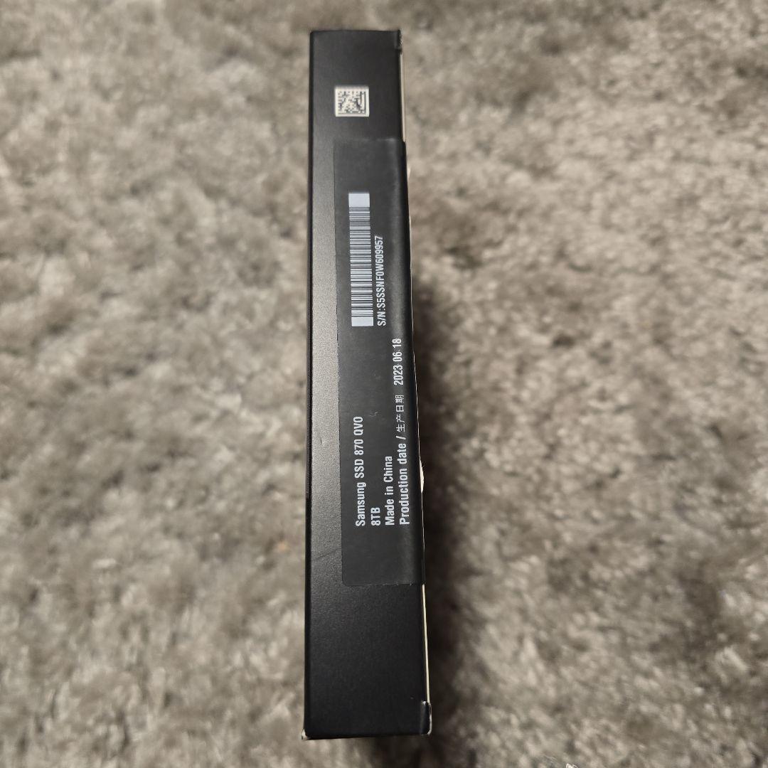 内蔵型SSD Samsung 870 QVO 8TB SSD MZ-77Q8T0B/EC