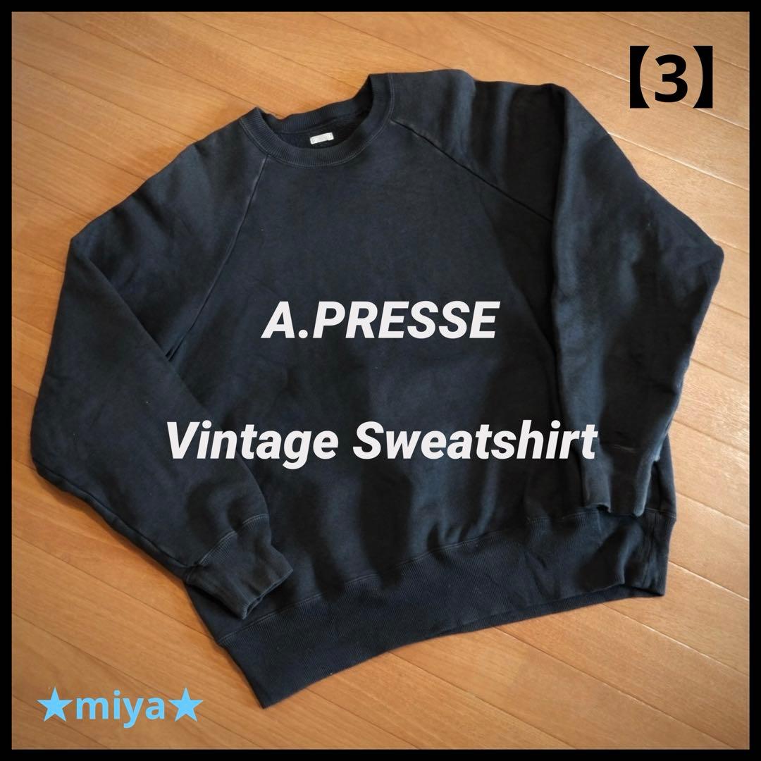 トップス A.PRESSE / Vintage Sweatshirt / 24AW