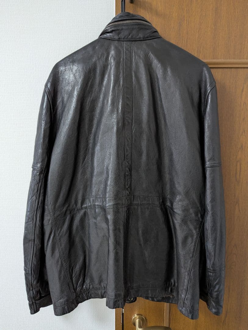 【junjun】[COACH] 黒ライダース レザージャケット Mサイズ