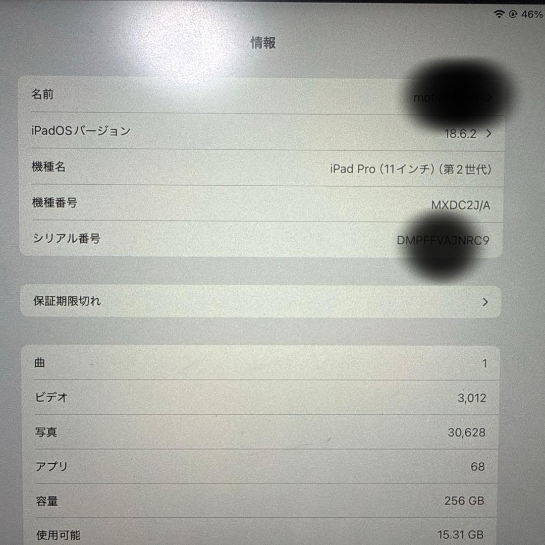 iPad Pro11/256GB/2020年/ケース付き