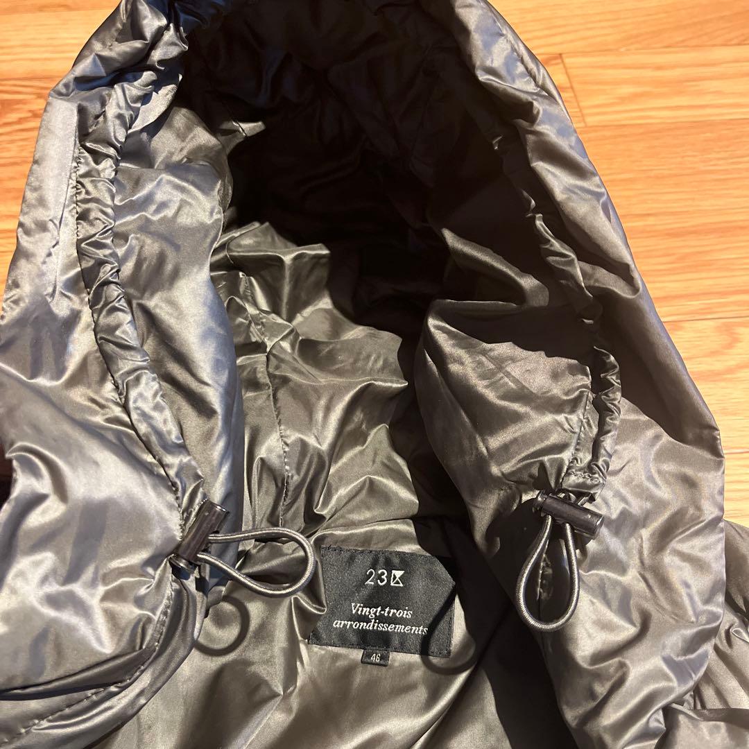 23区　フード付き ロングダウンジャケット