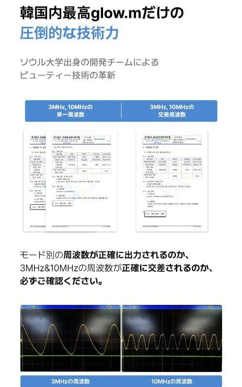 glow.m ブースターソニック 超音波美顔器