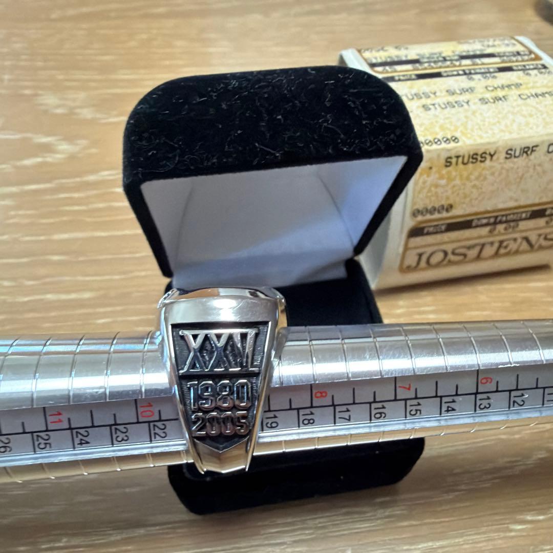 STUSSY JOSTENS SURF CHAMP 25周年リング