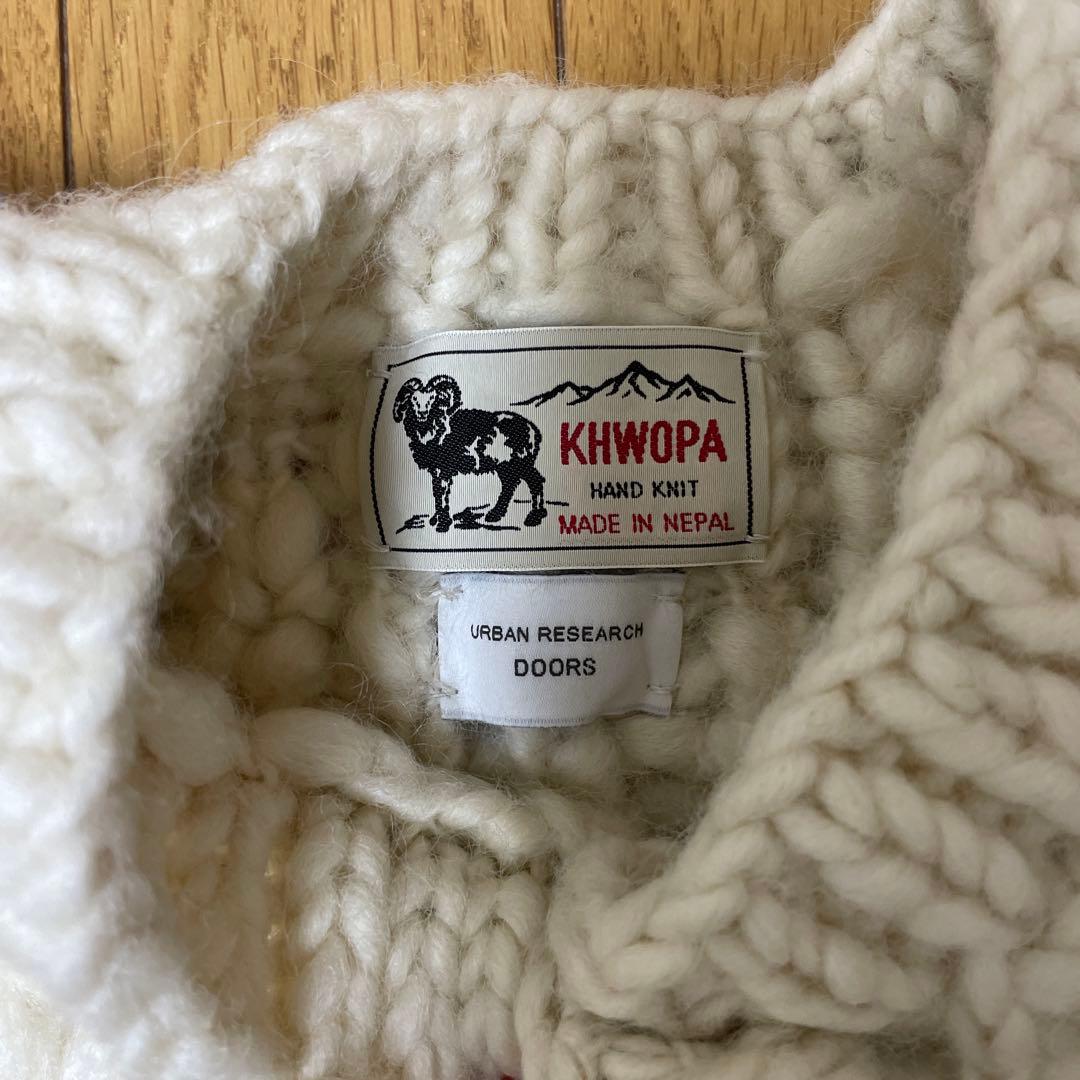 keko『別注』KHWOPA SPIRIT×DOORS　スラブカーディガン