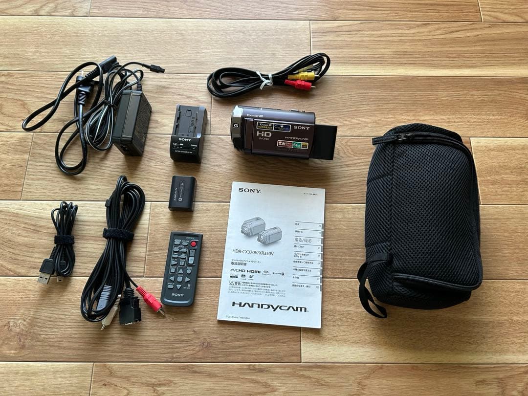 SONY HDビデオカメラ HDR-CX370V付属品付き【年末セール中】