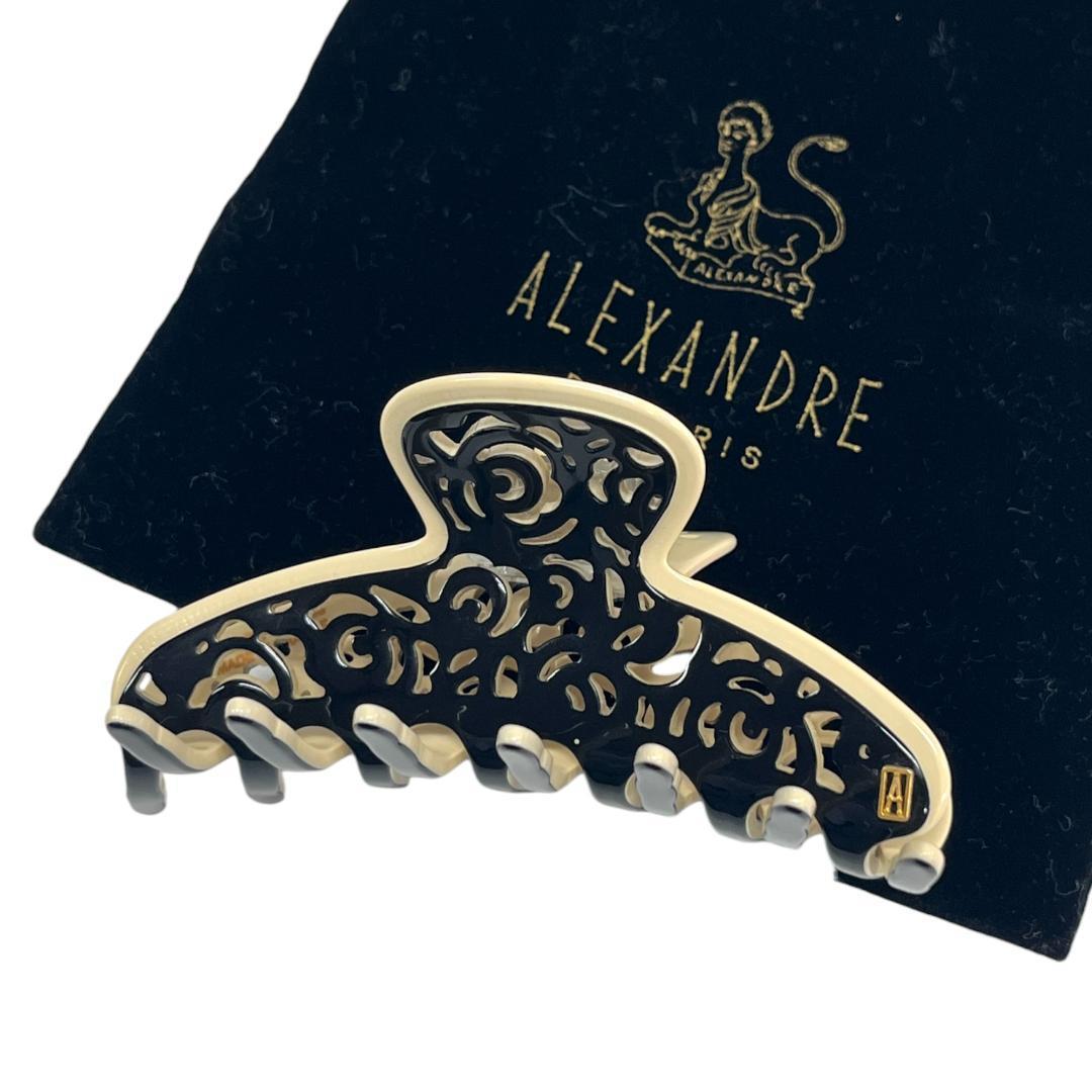 美品 アレクサンドル ドゥ パリ リズレ Mサイズ レースモチーフ ヘアクリップ