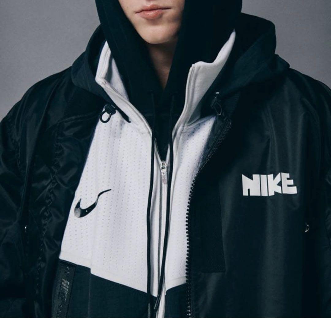 即完売品　NIKE × sacai レイヤードボンバージャケット