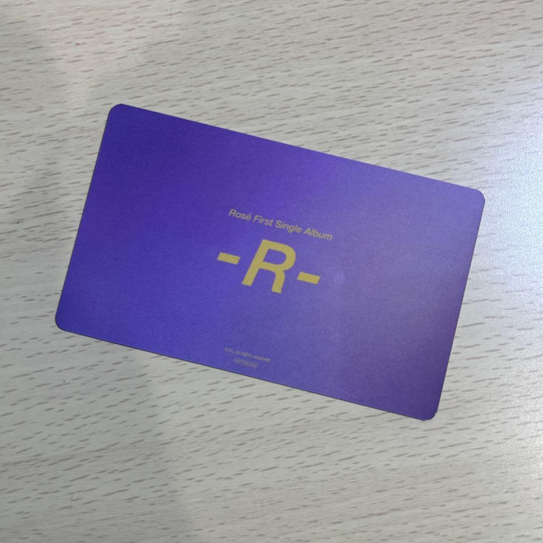 BLACKPINK トレカ ROSÉ -R- ロゼ ユニバ 特典 rose