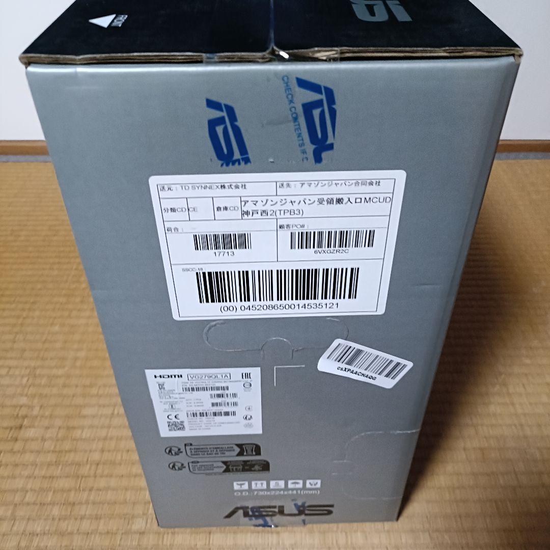 ASUS VG279QL1A ゲーミングモニター 本体