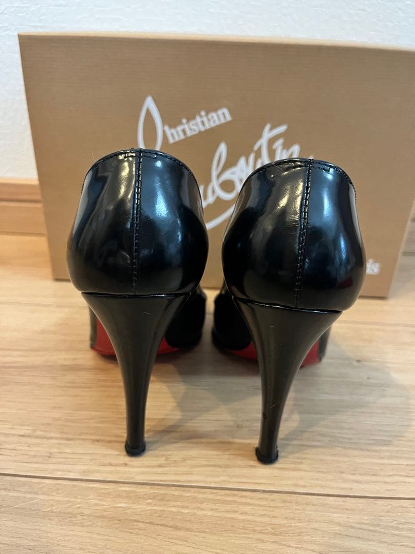 美品✨Christian Louboutin ブラック ハイヒール 34