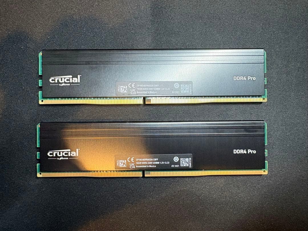 Crucial DDR4 Pro 32GB(16GB×2枚)