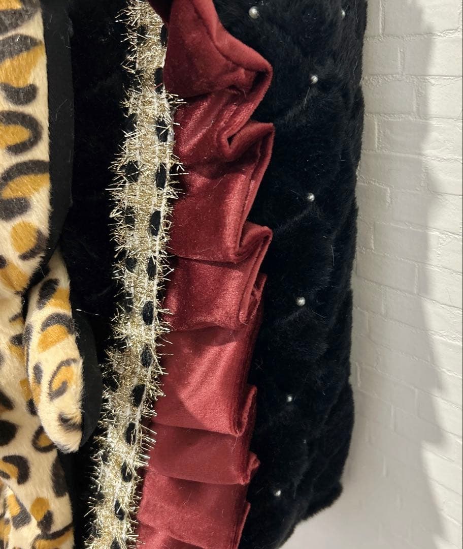 さ*ー様 コヤンイサムチョン BIG ヒョウ柄 黒猫トートバッグ