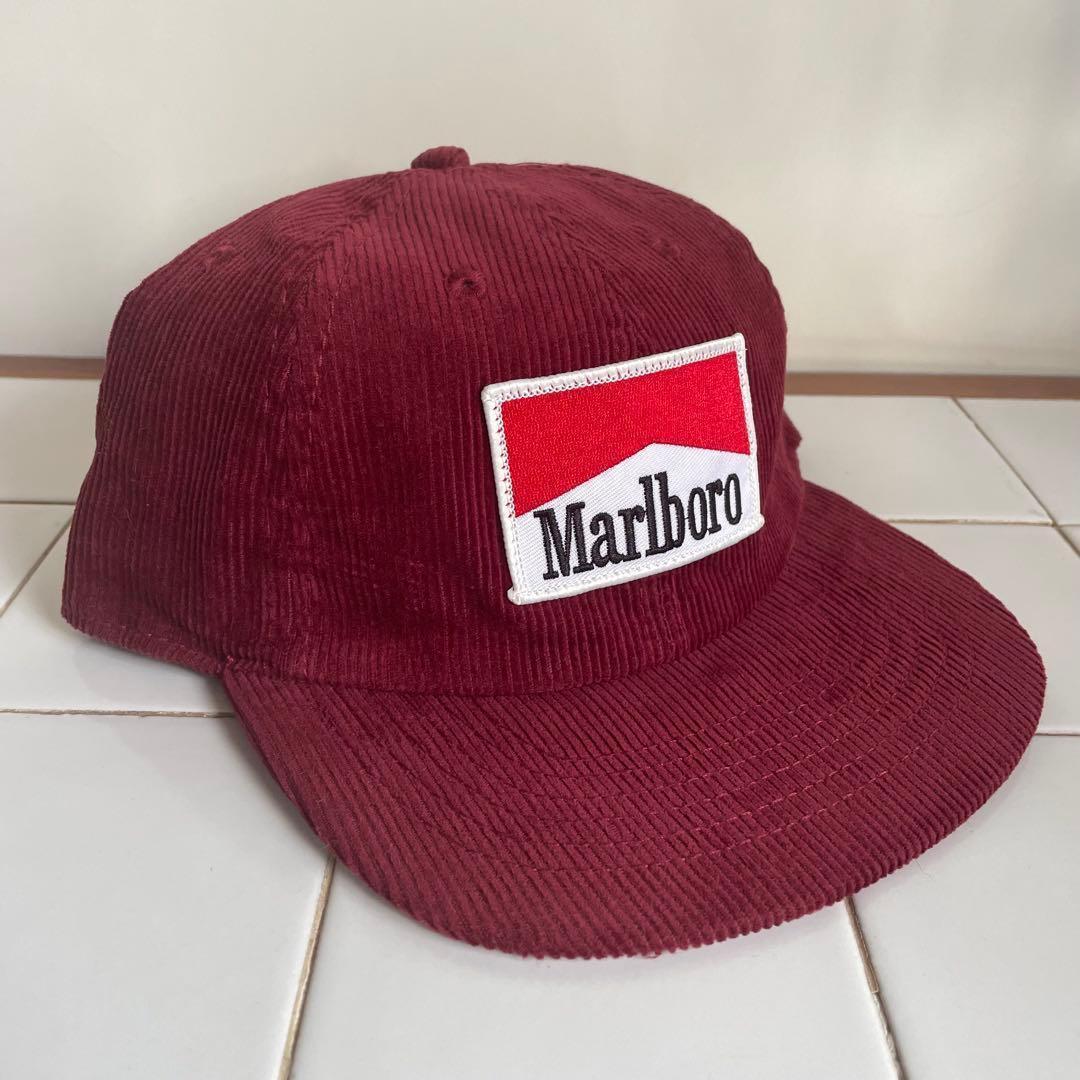 Marlboro マルボロワッペン　トラッカーキャップ コーデュロイ　２個セット