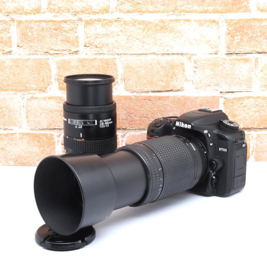 美品⭐️Nikon D7500⭐️超望遠レンズ⭐️Wi-Fiでスマホ転送◎