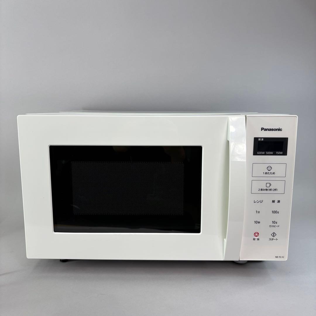 美品 Panasonic NE-FL1C-W 電子レンジ 2025年製 フラット
