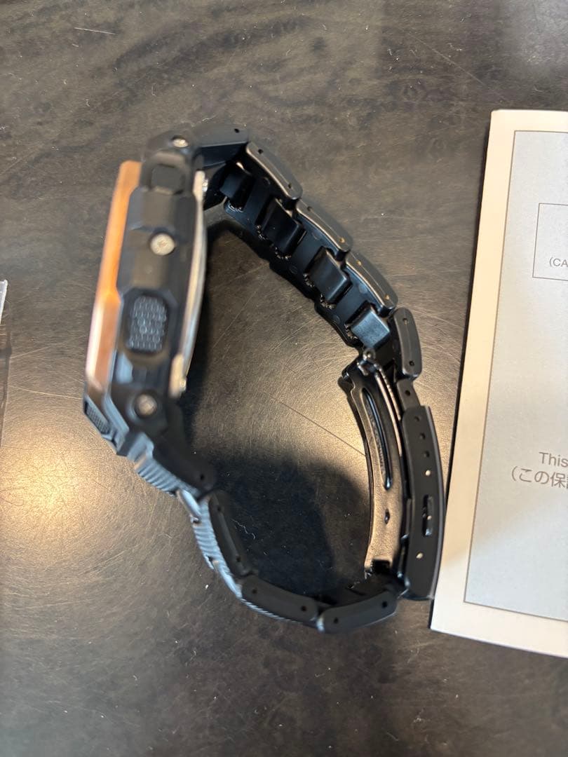 メタルバンドカスタム！ G-SHOCK G-LIDE ゴールド GBX-100