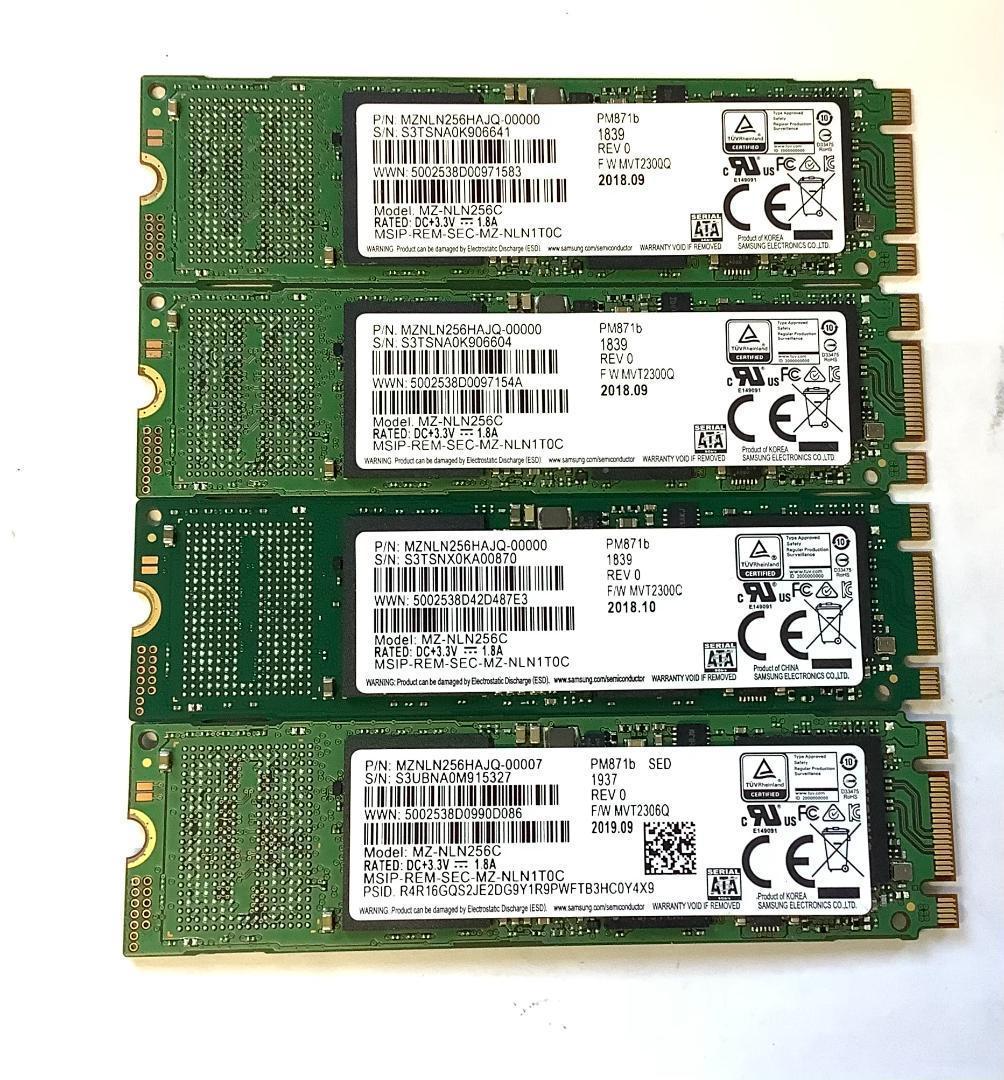 ③-W973-SAMSUNG SATA M.2 256GB SSD 4点