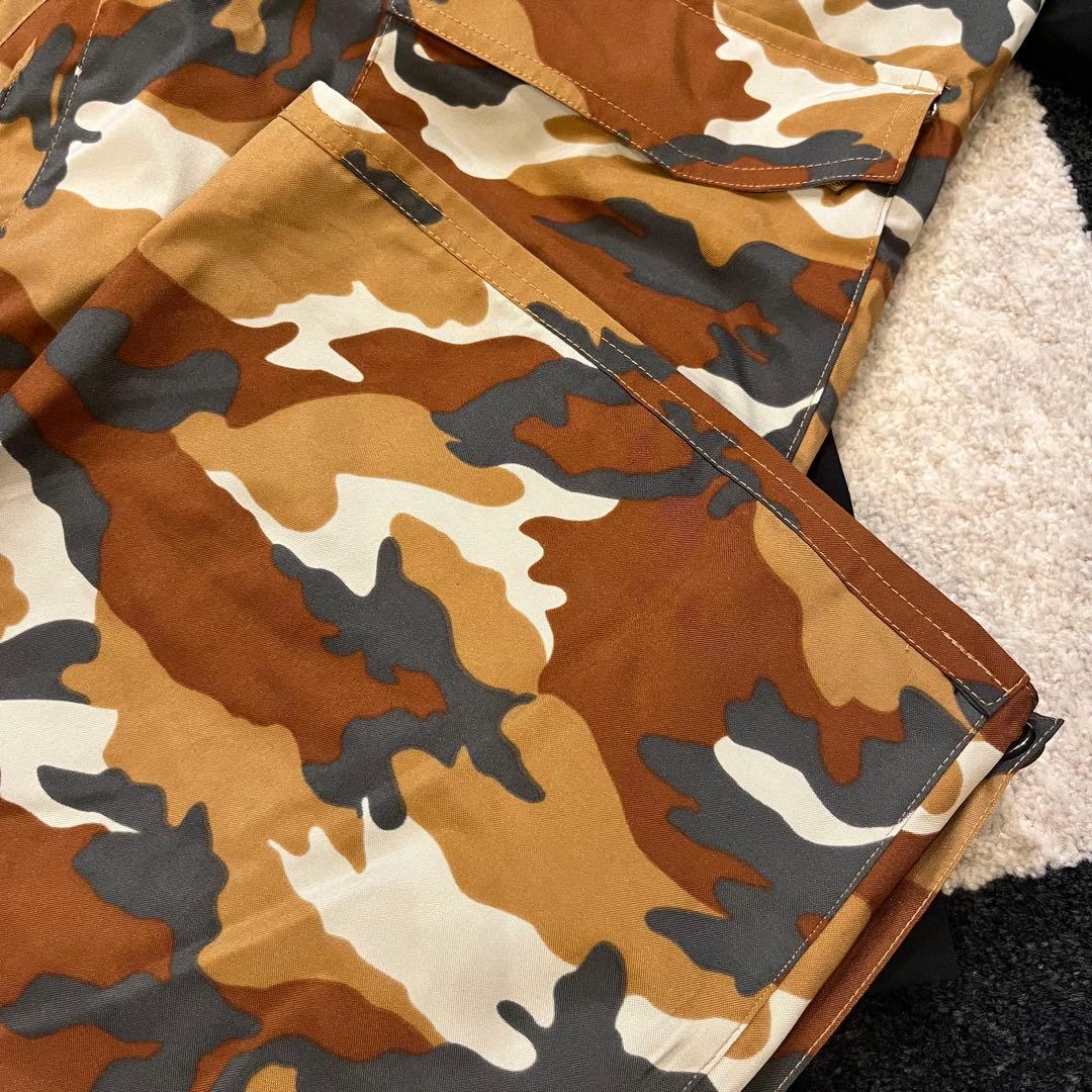 ブラウン迷彩 スノーボードウェア 男性用