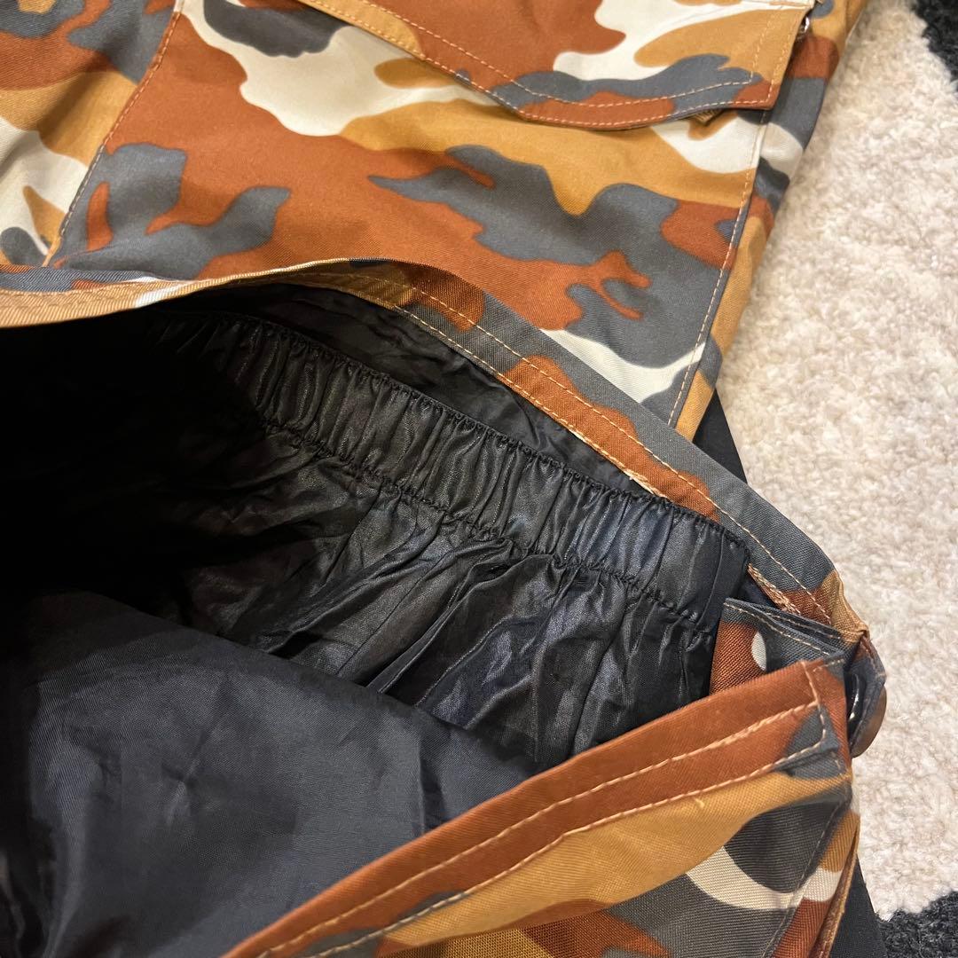 ブラウン迷彩 スノーボードウェア 男性用