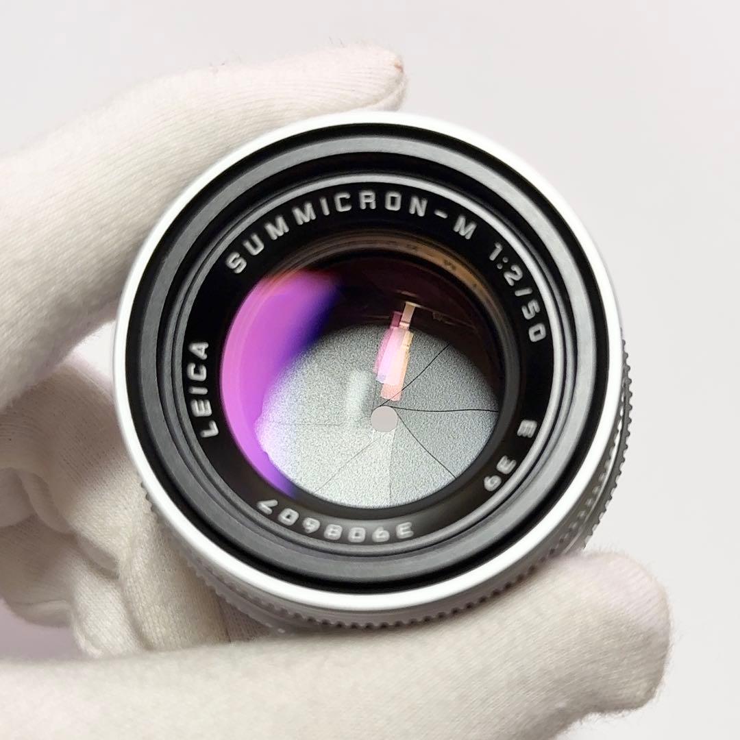 【美品】ライカ｜ズミクロン50mm F2（4th）フード組込《シルバークローム》