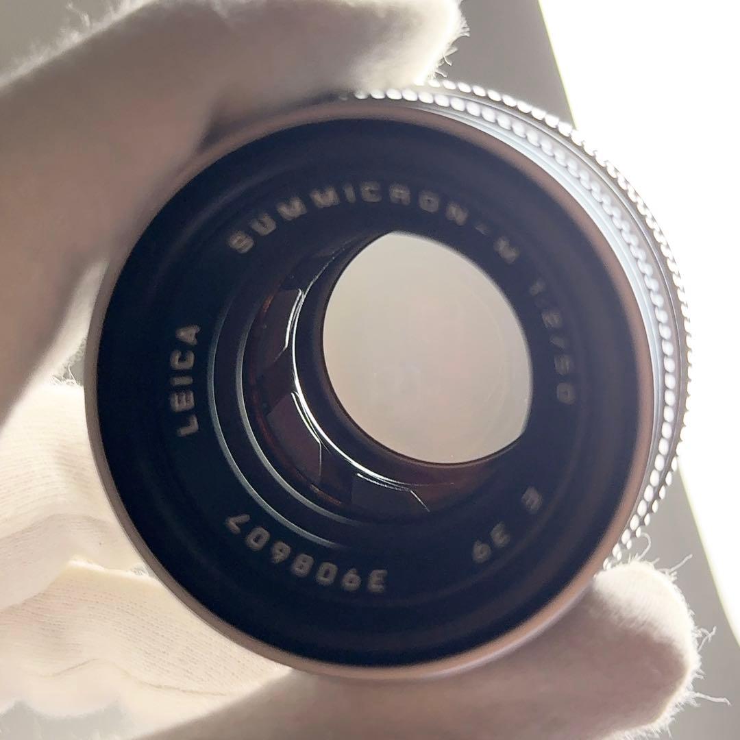 【美品】ライカ｜ズミクロン50mm F2（4th）フード組込《シルバークローム》