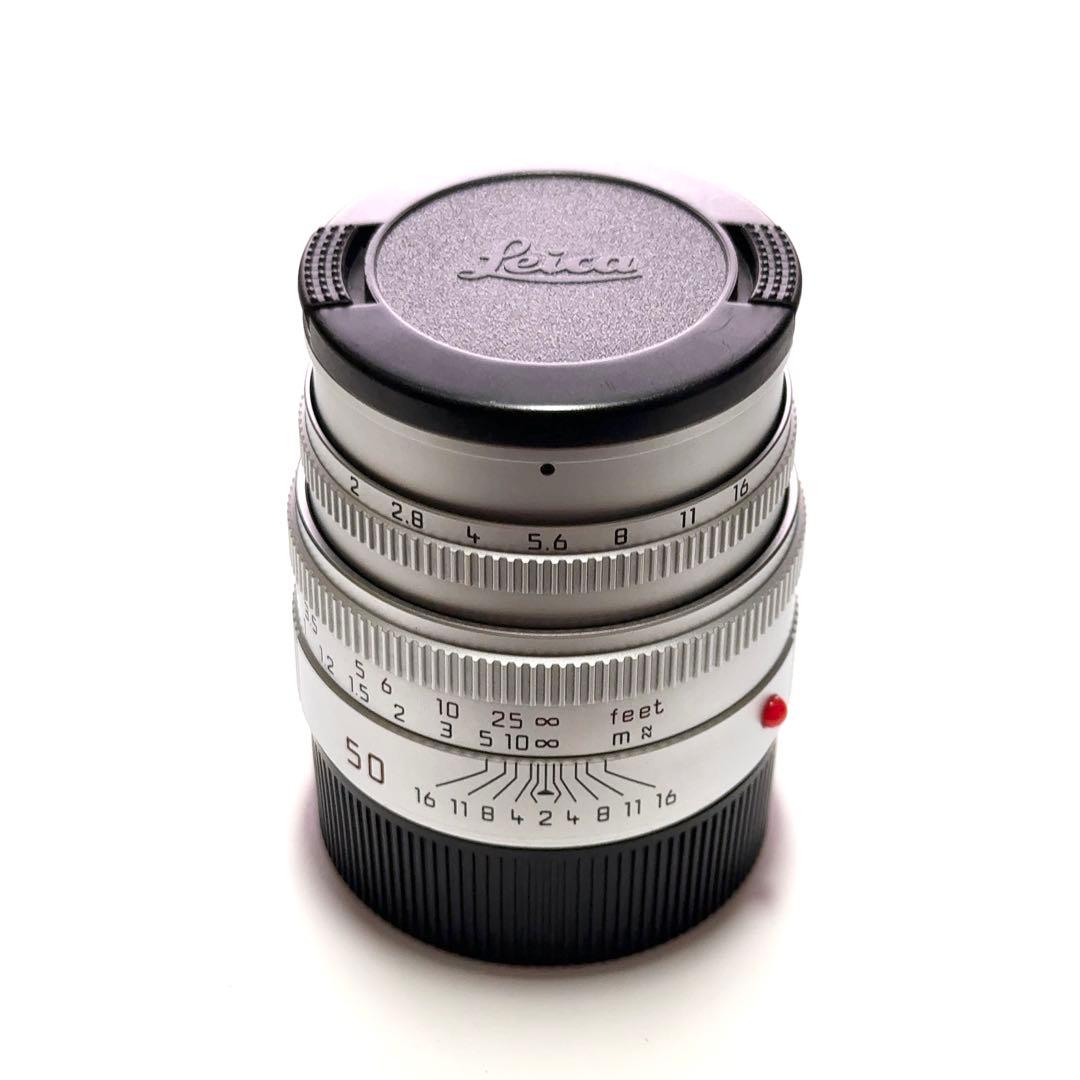 【美品】ライカ｜ズミクロン50mm F2（4th）フード組込《シルバークローム》