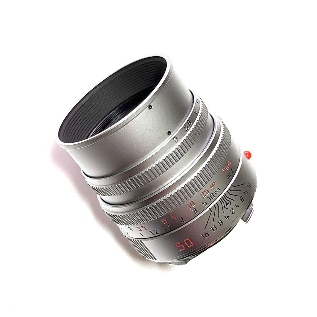 【美品】ライカ｜ズミクロン50mm F2（4th）フード組込《シルバークローム》